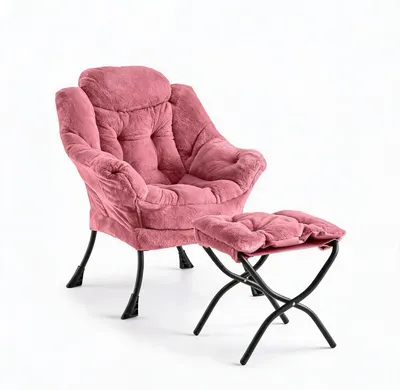 Produktbild von Sessel Loungesessel Samt Wohnzimmer Sitzsessel Relaxsessel Lesesessel