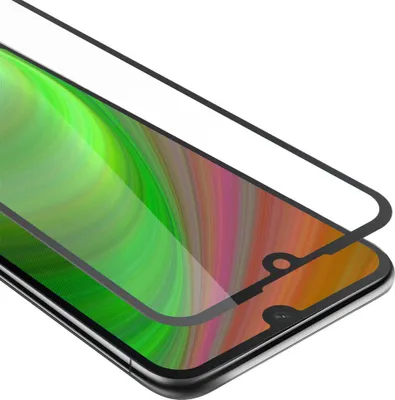 Produktbild von Cadorabo Panzerfolie für Honor 8S Schutzfolie in Schwarz Vollbild Folie Tempered Display Schutzglas