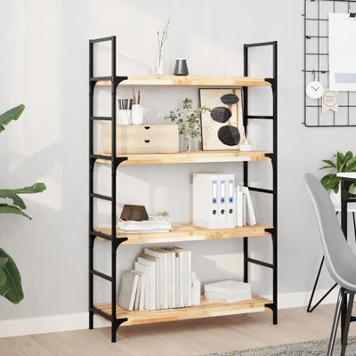 Obrázek produktu pro Maison Exclusive – závěsné police, 4 ks, 100 × 30 × 4 cm, masivní akáciové dřevo, neošetřené