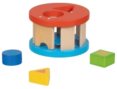 Obrázok produktu pre Goki Triediaca hračka Triediaca krabica Rundolino Drevená hračka