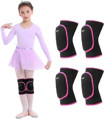 Produktbild von Famanu Kniepolster für Volleyball, Tanz und Sport - Weiche Knie Pads für Kinder und Erwachsene
