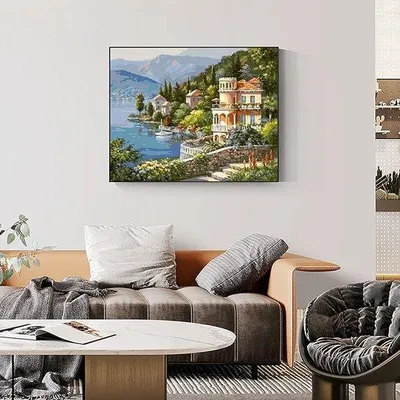 Obrázek produktu pro Malování pro dospělé, sada pro ruční olejomalbu pro začátečníky a dospělé, 16x20 palců