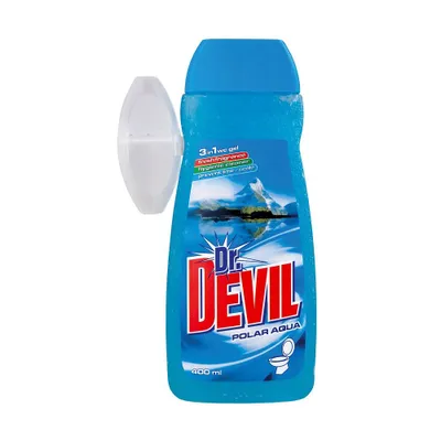 Zdjęcie produktu dla Prostředek čisticí Dr. Devil, na toalety, závěska, gel, 400 ml, Aqua
