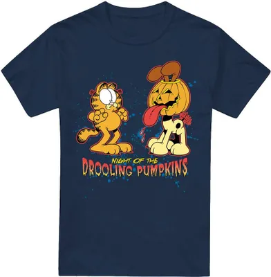 Immagine prodotto di Garfield - Maglietta "Drooling" da uomo TV6101 (XL) (blu navy)