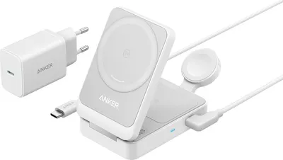 Produktbild von Maggo 15W 3-In-1 Magnetstation Weiss (B2557321)