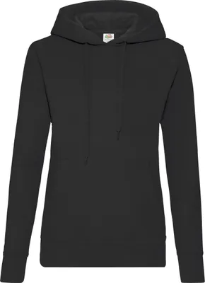 Produktbild von Fruit of the Loom - "Classic" Kapuzenpullover für Damen FK2708 (XL) (Schwarz)