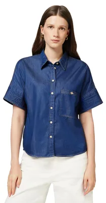 Productafbeelding van Replay herenoverhemd, donkerblauw 007 (blauw), maat S