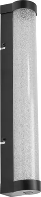 Produktbild von OSRAM ORBIS Tube LED-Spiegel-/Wandleuchte, schwarz, Glas mit Blaseneffekt, 9W, 820lm, dimmbar, 3000/4000K über Wandschalter einstellbar, 40cm Durchmesser, IP44 Schutz vor Fremdkörpern/Spritzwasser