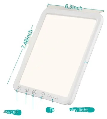 Image de Lampe de luminothérapie, 15000 lux,tactile, lumière naturelle