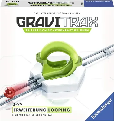 Produktbild von Ravensburger GraviTrax Looping extension - ideálny doplnok pre veľkolepé guľôčkové dráhy, stavebná hračka pre deti od 8 rokov