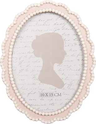 Image de Clayre & Eef Cadre photo 10x15 cm rose plastique