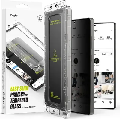 Obrázek produktu pro Ringke Easy Slide Samsung Galaxy S25 Ultra Ochrana dat [2 PACK]