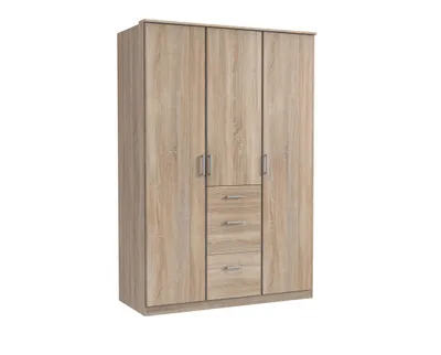 Produktbild von Kleiderschrank Click in Eiche Sägerau - Kleiderschrank 135 cm Breite ohne Spiegel