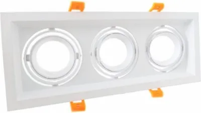 Produktbild von Halter GU10 LED Einbaustrahler Dreifachstrahler