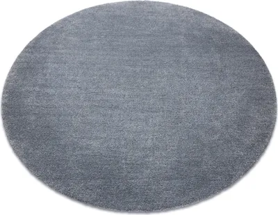 Obrázek produktu pro Moderní kulatý koberec LATIO 71351070, pratelný, šedý šedá kruh PRŮMĚR 160 cm