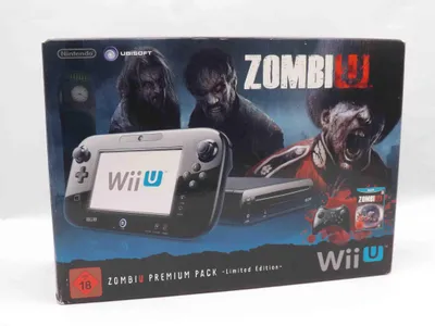 Produktbild von Nintendo Wii U Premium Pack + ZombiU, Wii U, Schwarz, 802.11b, 802.11g, 802.11n, 1080i, 1080p, 480i, 480p, 720p, IBM PowerPC, ZombiU