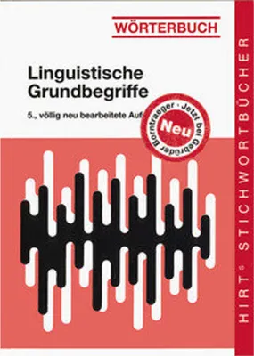 Immagine prodotto di Wörterbuch Linguistische Grundbegriffe