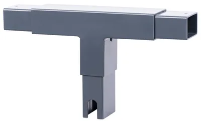 Image de Alberts 740115 Pièce centrale Highlight, galvanisé à chaud anthracite, longueur : 300 mm, largeur : 150 mm, profil : 60 x 40 mm