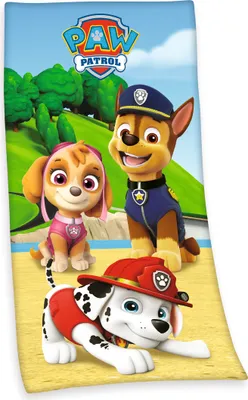 Produktbild von Paw Patrol Velourstuch, 75x150 cm