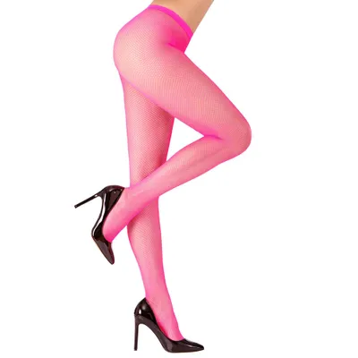 Produktbild von Netzstrumpfhose neon-pink für Damen