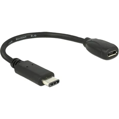 Immagine prodotto di DELOCK Cavo USB C -> Micro B St/Bu 0,15 m