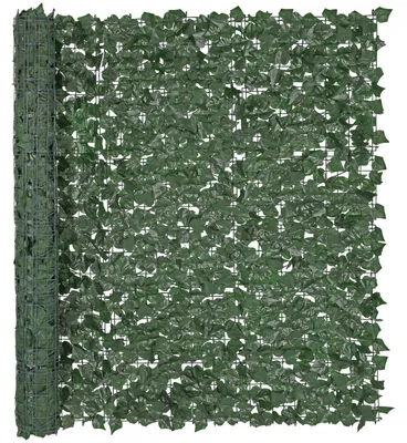 Produktbild von VEVOR Efeu Sichtschutzzaun, 2440 x 1830 mm Künstliche Grüne Wand, Efeu Zaun mit Verstärktem Gelenk, Kunsthecken Weinblatt Dekoration für Garten, Hof, Balkon, Terrasse Nachbildung, 59 x 98 in-a, Kein Rückwand-a