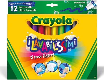 Produktbild von Crayola CC020051, Mehrfarbig, Mehrfarbig, 12 Farben, Rund, Multi, Plasteramic