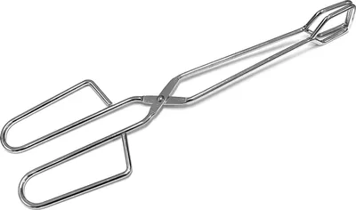 Produktbild von XXL Edelstahl Servierzange 28,5 cm Bratwurstzange Lang Grillzange BBQ Grill Zange Bratzange Kochzange Grillgutwender