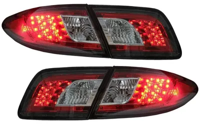 Immagine prodotto di Fari posteriori a LED per Mazda 6 berlina GG1, dal 08.2002 al 08.2007, colore nero.