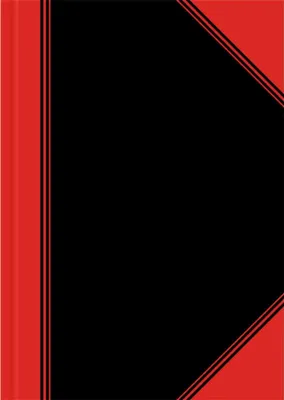Image de Carnet de notes Landré China, DIN A5, quadrillé, 96 feuilles, papier 70 g/m², noir/rouge