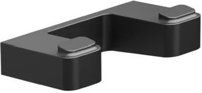 Produktbild von Ravak 10° - Doppelhaken, Schwarz X07P554