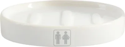 Produktbild von MSV Seifenschale Keramik H/F weiß