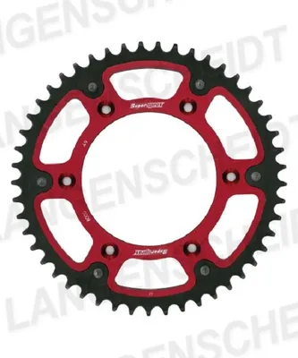 Produktbild von Stealth-Kettenrad Supersprox 520 - 49Z (rot) RST-8000:49-RED|ID 125,0 LK 152,0 6-Loch