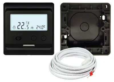 Produktbild von Thermostat 230V Aufputz für Fussbodenheizung, Temperaturregler Fußbodenheizung