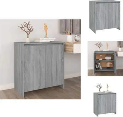 Produktbild von vidaXL Sideboard Grau Sonoma 70x41x75 cm Holzwerkstoff -  Sideboards
