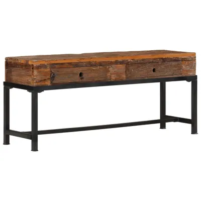Produktbild von TV-Schrank 110x30x46 cm Altholz Massiv