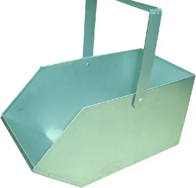 Produktbild von Grosse Metallkohle Aus Verzinktem Blech - We-22 D Zn