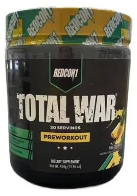 Produktbild von Redcon1 Total War Pre-Workout-Nahrungsergänzungsmittel, Ananas, Pulver, 424 g 17440