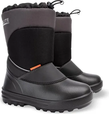 Produktbild von DEMAR Kinder Schneeschuhe Winterstiefel Regenstiefel Gefüttert Alex B Reflektiernd Schwarz