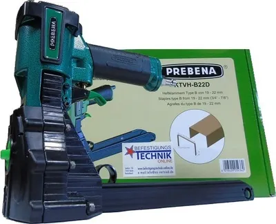 Produktbild von Prebena KTVH-B22D 19-22mm Luft Kartonverschlusshefter Hefter für B Klammer Bostitch DS-3522-E KL-07