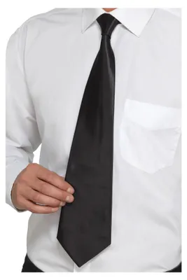Productafbeelding van Smiffys - "Deluxe" Gangsterdas SM3683 (one size) (zwart)