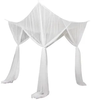 Productafbeelding van Tent voor 2 personen - Vierkant - 190 x 210 x 240 cm - Met muggennetten - Inclusief bevestigingsset - Jollein - Geschikt voor gebruik binnenshuis