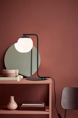 Immagine prodotto di Lampada da tavolo Grant Ø 14,5 cm bianco opale / nero