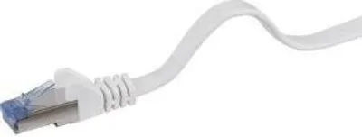 Zdjęcie produktu dla Renkforce - Kabel krosowy - RJ-45 (M) do RJ-45 (M) - 20 m - U/FTP - CAT 6a - bezhalogenowy, profilowany, bez zaczepu, płaski - szary