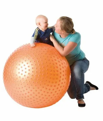 Produktbild von TOGU Theragym Ball Senso® ABS® 85 cm orange Noppen-Gymnastikball
