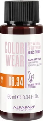 Produktbild von Alfaparf Milano Color Wear Gloss Toner 08.34 60 ml