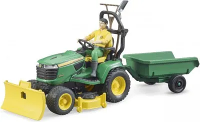 Produktbild von Traktorek John Deere z figurką ogrodnika