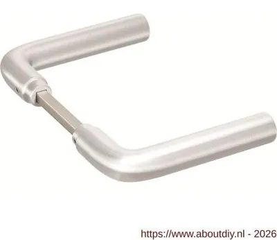 Image de AXA Poignée de porte aluminium brossé F1 127 mm