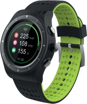 Productafbeelding van Smartwatch Denver Electronics SW-500 HRM, 1,3 inch IPS-scherm, GPS, 350 mAh batterij, zwart