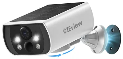Immagine prodotto di Telecamera di sicurezza da esterno, alimentata a batteria e con pannello solare, risoluzione 3K 5MP